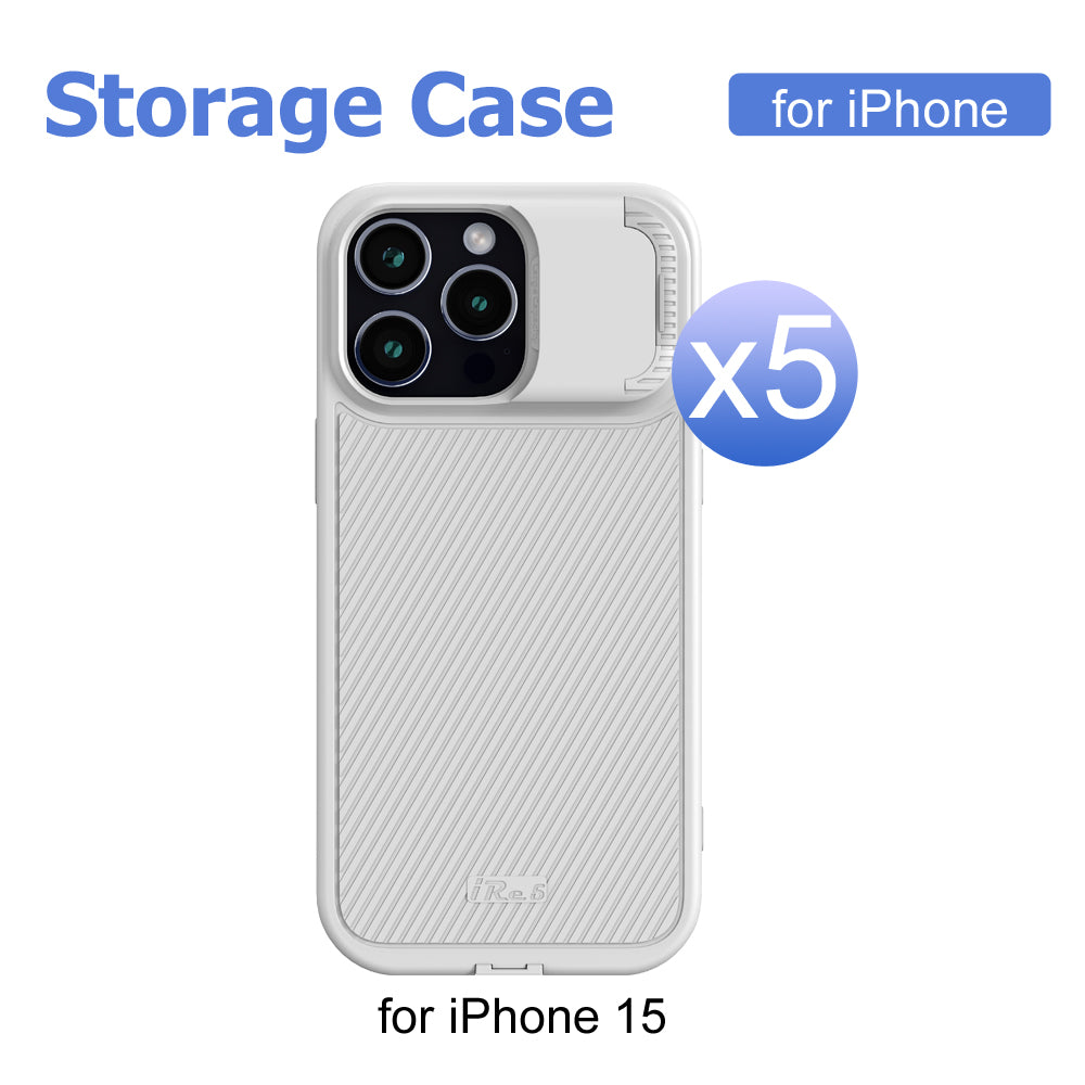 iRe5 - Storage Case For iPhone 15 / 15 Plus, Expand Your iPhone Storage Up to 256GB, 512GB, 1TB