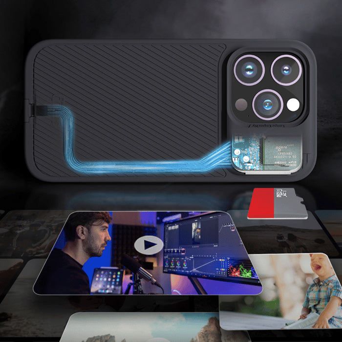 iRe5 - Storage Case For iPhone 15 / 15 Plus, Expand Your iPhone Storage Up to 256GB, 512GB, 1TB