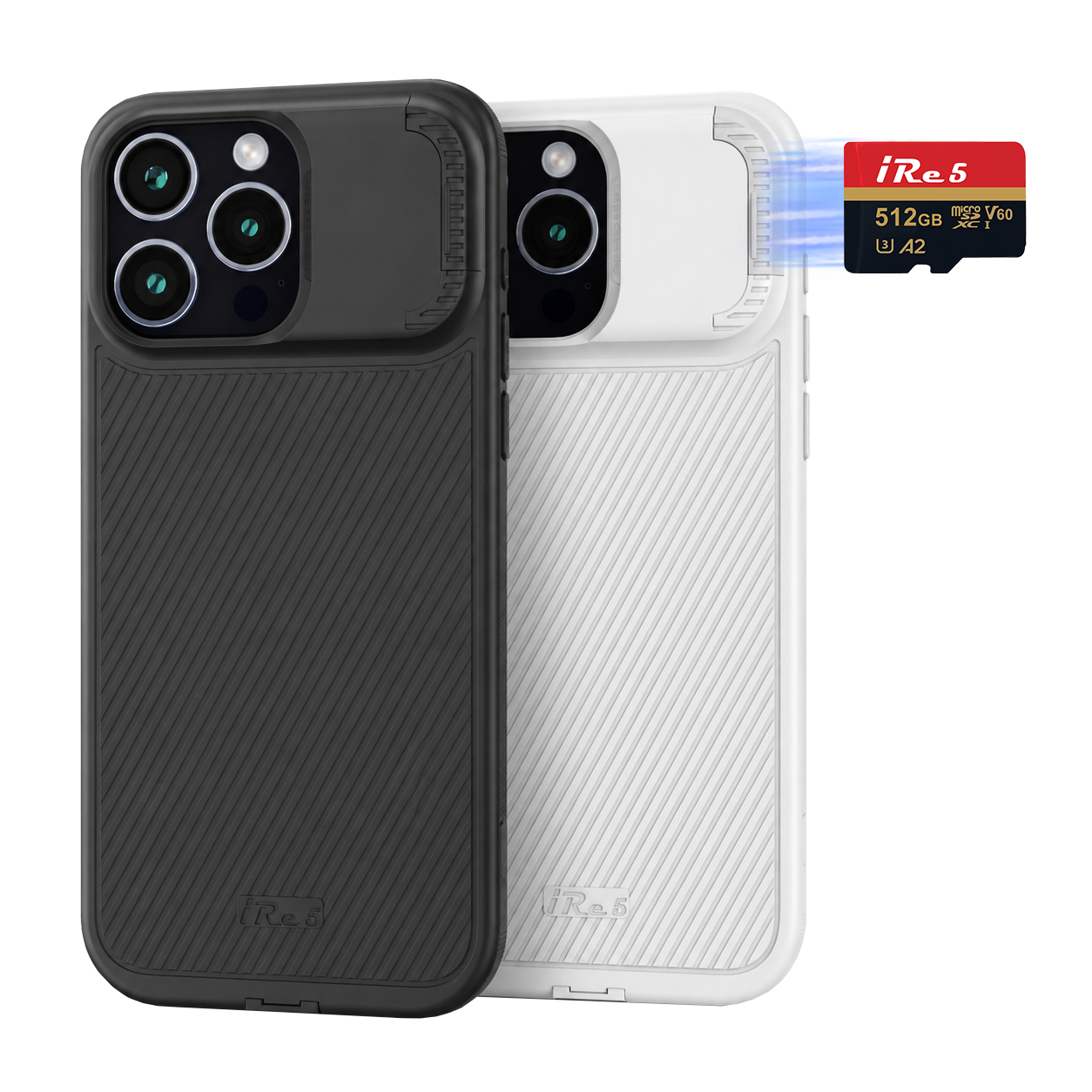 iRe5 - Storage Case For iPhone 15 / 15 Plus, Expand Your iPhone Storage Up to 256GB, 512GB, 1TB