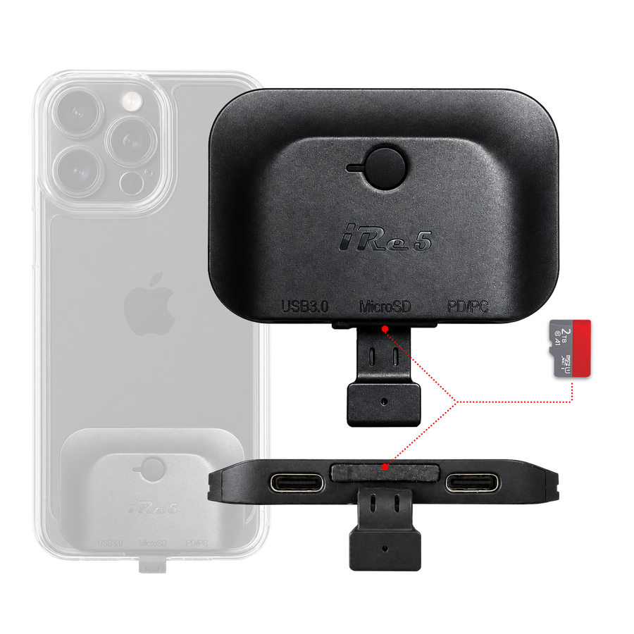 iRe5 X Module External Storage for iPhone & Android, Up to 2TB