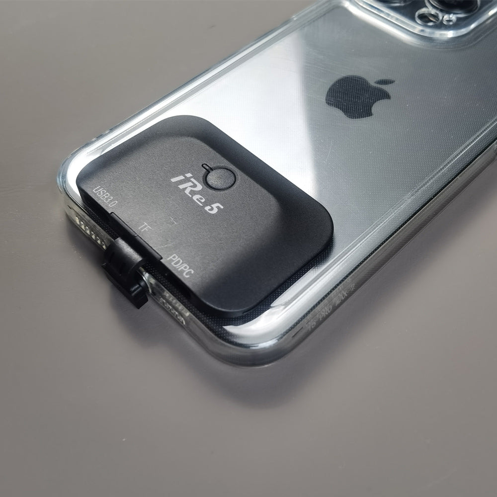 iRe5 X Module External Storage for iPhone & Android, Up to 2TB, with SyncPal App