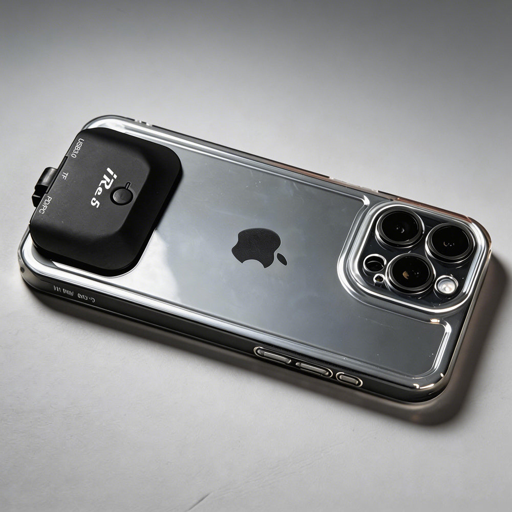 iRe5 X Module External Storage for iPhone & Android, Up to 2TB, with SyncPal App